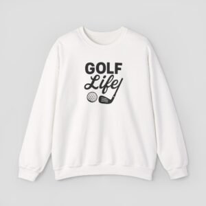 Golf Life Sweatshirt | Unisex Golf Apparel, Golf Lover Gift, Sports Sweatshirt, Comfortable Crewneck, Casual Wear