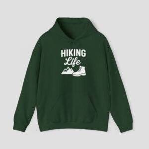 Hiking Life Hoodie - Outdoor Adventure Sweatshirt, Camping Gift, Unisex Pullover, Nature Lover Clothing, Travel Essentials