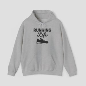 Running Life Hoodie, Unisex Sweatshirt for Runners, Gift for Athletes, Running Gear, Fitness Apparel
